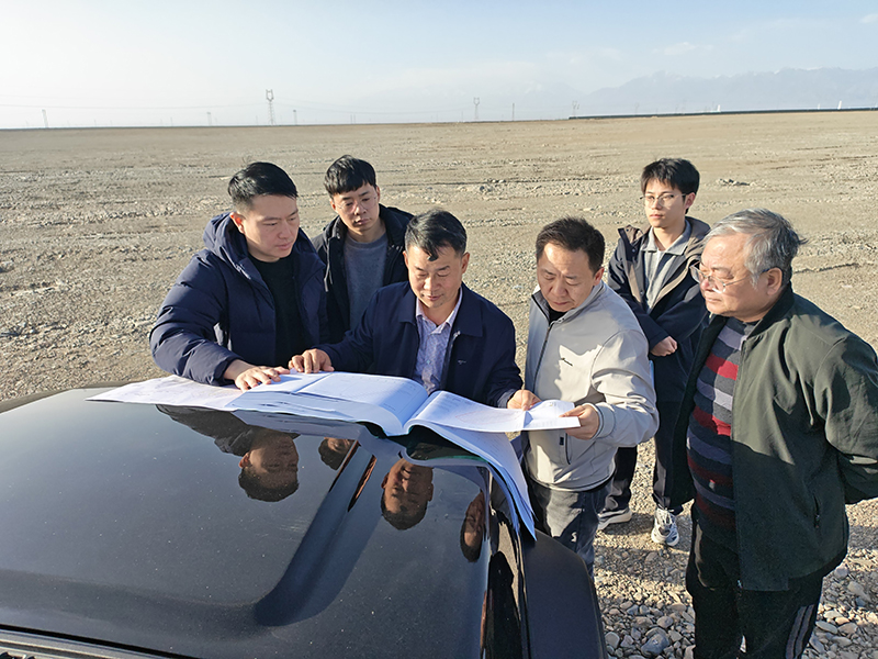 中心领导到新疆项目一线检查指导工作